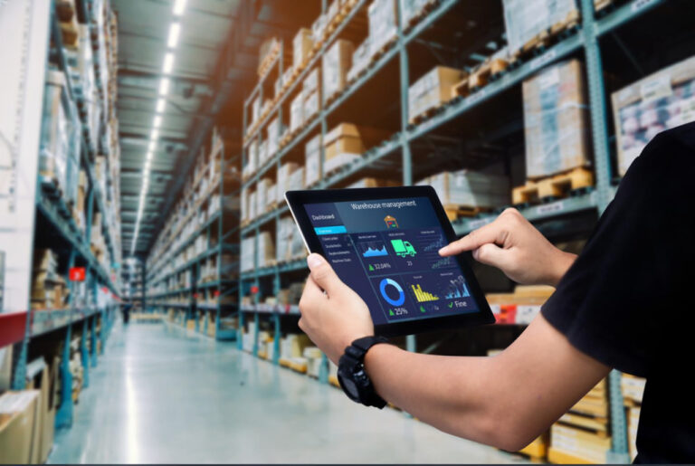Australian executives analysing AI automation metrics on a business dashboard.