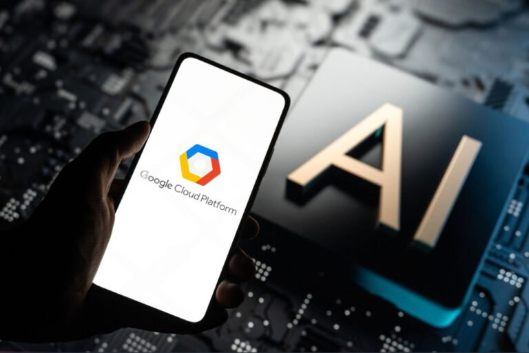 Australian executives reviewing an AI strategy roadmap built on Google Vertex AI.